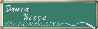 Dania Witze Visitenkarte